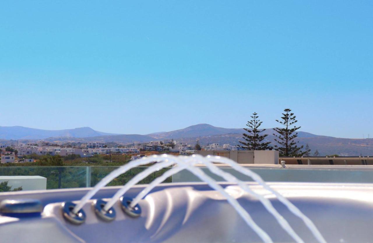 Beach Apartment Thalia With Hot Tub And Sea View Agios Prokopios  Exterior foto